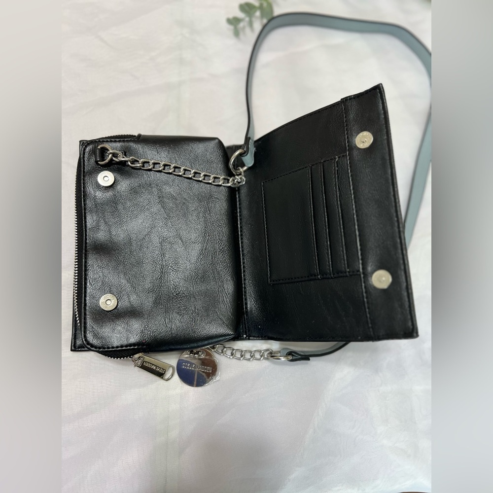 Steve Madden light blue crossbody purse Old Money Preppy - Picture 5 of 10